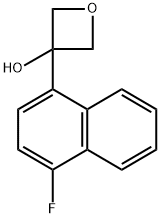 3-(4-fluoronaphthalen-1-yl)oxetan-3-ol Structure