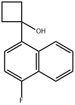 1-(4-fluoronaphthalen-1-yl)cyclobutanol 구조식 이미지