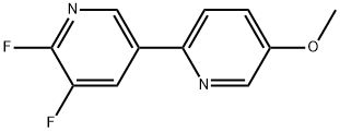 5',6'-Difluoro-5-methoxy-2,3'-bipyridine Structure