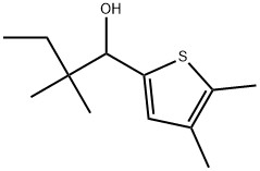 α-(1,1-Dimethylpropyl)-4,5-dimethyl-2-thiophenemethanol Structure