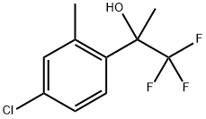 2-(4-chloro-2-methylphenyl)-1,1,1-trifluoropropan-2-ol Structure