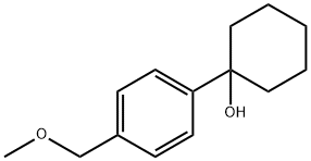 1-(4-(methoxymethyl)phenyl)cyclohexanol Structure