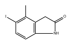 5-iodo-4-methylindolin-2-one Structure