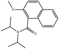 2-Methoxy-N,N-bis(1-methylethyl)-1-naphthalenecarboxamide Structure