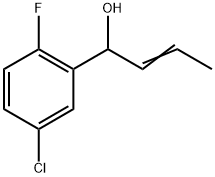 (E)-1-(5-chloro-2-fluorophenyl)but-2-en-1-ol Structure