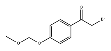 2-bromo-1-(4-(methoxymethoxy)phenyl)ethanone Structure