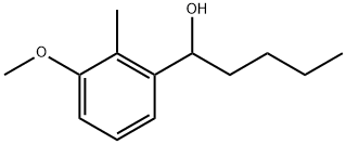 α-Butyl-3-methoxy-2-methylbenzenemethanol Structure