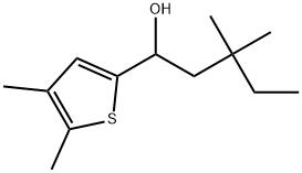 α-(2,2-Dimethylbutyl)-4,5-dimethyl-2-thiophenemethanol Structure