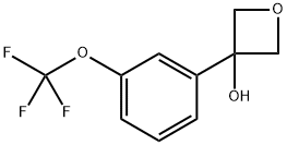 3-(3-(trifluoromethoxy)phenyl)oxetan-3-ol 구조식 이미지