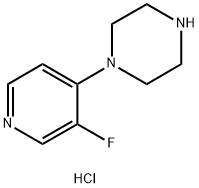 1-(3-fluoropyridin-4-yl)piperazine hydrochloride 구조식 이미지