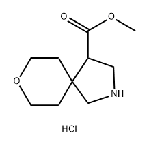 methyl 8-oxa-2-azaspiro[4.5]decane-4-carboxylate hydrochloride 구조식 이미지