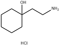 1-(2-aminoethyl)cyclohexan-1-ol hydrochloride 구조식 이미지