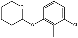 2-(3-Chloro-2-methylphenoxy)tetrahydro-2H-pyran Structure