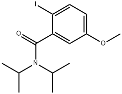 2-Iodo-5-methoxy-N,N-bis(1-methylethyl)benzamide 구조식 이미지