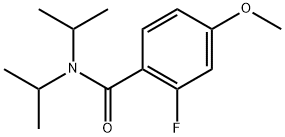 2-Fluoro-4-methoxy-N,N-bis(1-methylethyl)benzamide Structure