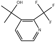 α,α-Dimethyl-2-(trifluoromethyl)-3-pyridinemethanol Structure