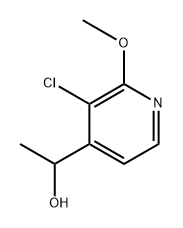 1-(3-Chloro-2-methoxypyridin-4-yl)ethanol Structure