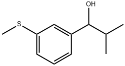 2-methyl-1-(3-(methylthio)phenyl)propan-1-ol Structure