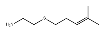 2-[(4-methylpent-3-en-1-yl)sulfanyl]ethan-1-amine Structure