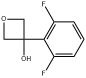 3-(2,6-difluorophenyl)oxetan-3-ol Structure