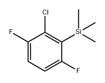 (2-chloro-3,6-difluorophenyl)trimethylsilane Structure