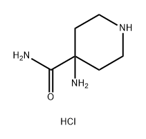 4-aminopiperidine-4-carboxamide dihydrochloride Structure