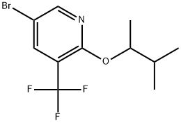 5-Bromo-2-(1,2-dimethylpropoxy)-3-(trifluoromethyl)pyridine Structure