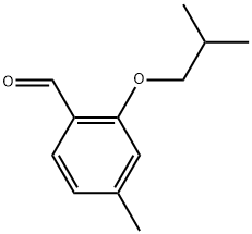 4-Methyl-2-(2-methylpropoxy)benzaldehyde Structure