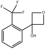 3-(2-(trifluoromethyl)phenyl)oxetan-3-ol Structure