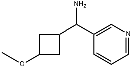 1-(3-methoxycyclobutyl)-1-(pyridin-3-yl)methanam
ine Structure