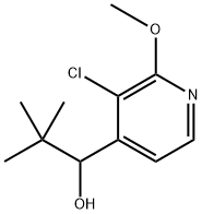 1-(3-chloro-2-methoxypyridin-4-yl)-2,2-dimethylpropan-1-ol Structure