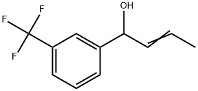 (E)-1-(3-(trifluoromethyl)phenyl)but-2-en-1-ol Structure