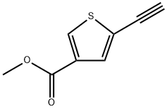 Eethyl 5-ethynylthiophene-3-carboxylate Structure