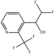 α-(Difluoromethyl)-2-(trifluoromethyl)-3-pyridinemethanol Structure