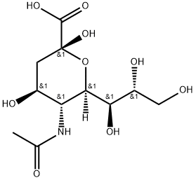 N-acetyl-a-Neuraminic acid Structure