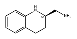 (R)-(1,2,3,4-tetrahydroquinolin-2-yl)methanamine 구조식 이미지