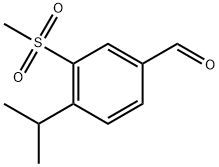 4-(1-Methylethyl)-3-(methylsulfonyl)benzaldehyde Structure