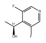 (1S)-1-(3,5-difluoropyridin-4-yl)ethan-1-ol 구조식 이미지