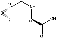 (1R,2R,5S)-3-azabicyclo[3.1.0]hexane-2-carboxylic acid Structure