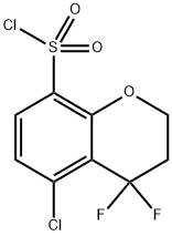 5-chloro-4,4-difluorochromane-8-sulfonyl chloride 구조식 이미지