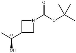 tert-butyl 3-[(1S)-1-hydroxyethyl]azetidine-1-carboxylate Structure