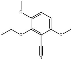 2-Ethoxy-3,6-dimethoxybenzonitrile Structure