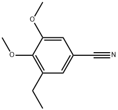 3-Ethyl-4,5-dimethoxybenzonitrile Structure