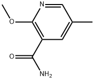 2-Methoxy-5-methyl-3-pyridinecarboxamide Structure