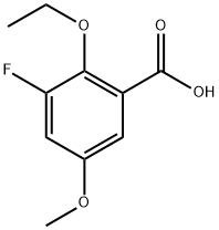 2-ethoxy-3-fluoro-5-methoxybenzoic acid Structure