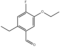 5-Ethoxy-2-ethyl-4-fluorobenzaldehyde Structure