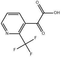 α-Oxo-2-(trifluoromethyl)-3-pyridineacetic acid Structure