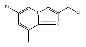 6-bromo-2-(chloromethyl)-8-methylimidazo[1,2-a]pyridine Structure