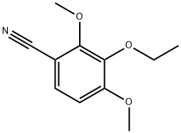 3-Ethoxy-2,4-dimethoxybenzonitrile Structure