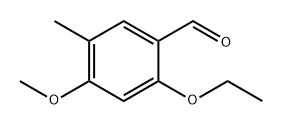 2-Ethoxy-4-methoxy-5-methylbenzaldehyde Structure